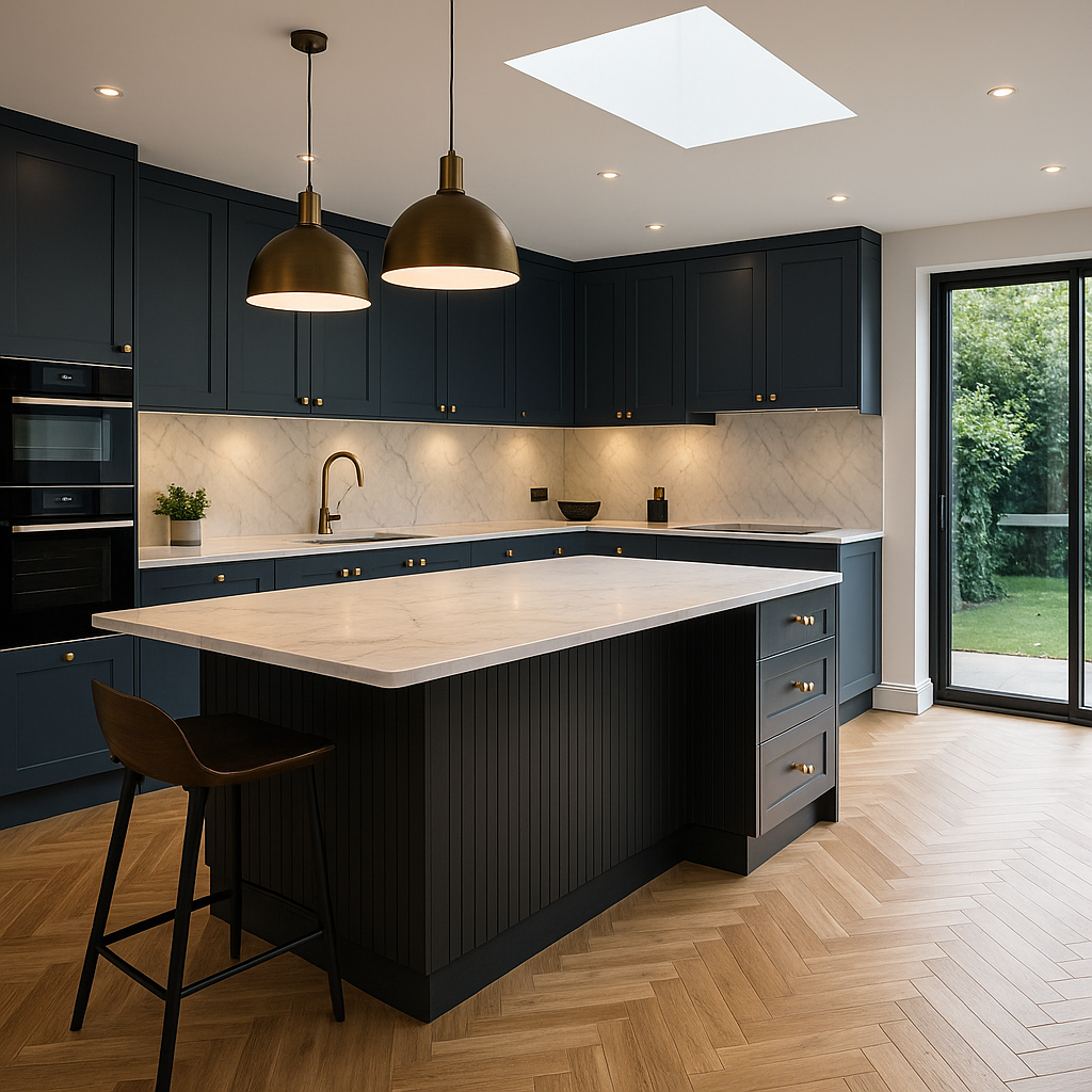 Blue Kitchen Design